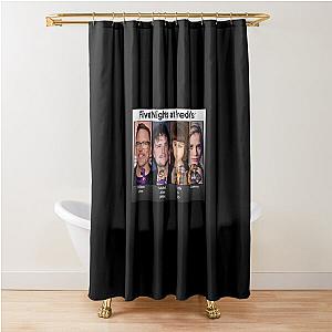FNAF Movie 2023 Matthew Lillard Josh Hutcherson Shower Curtain