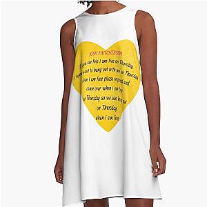 Josh Hutcherson T-shirt A-line Dress
