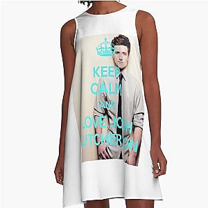 Keep Calm and Love Josh Hutcherson A-Line Dress