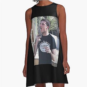 Josh Hutcherson Meme A-Line Dress