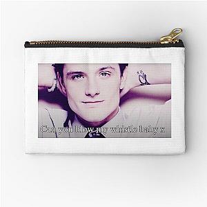 Josh Hutcherson Whistle Edit Meme Zipper Pouch