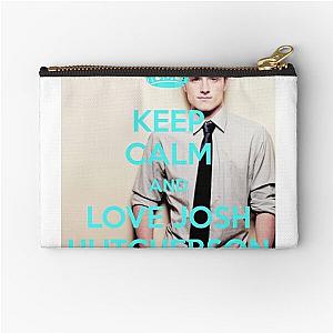 Keep Calm and Love Josh Hutcherson Zipper Pouch