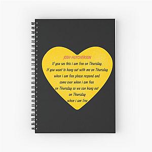 Josh Hutcherson T-Shirt Sticker Spiral Notebook