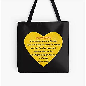 Josh Hutcherson T-Shirt and Sticker All Print Tote Bag