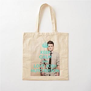 Keep Calm and Love Josh Hutcherson Cotton Tote Bag