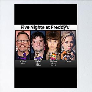 FNAF Movie 2023 Matthew Lillard Josh Hutcherson Poster