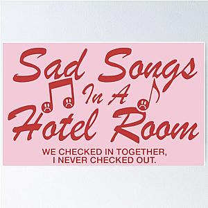 joshua bassett sad songs in a hotel room Poster