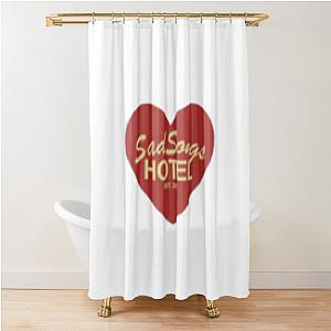 sad songs in a hotel room joshua bassett Shower Curtain