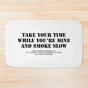 joshua bassett merch Smoke Slow Bath Mat