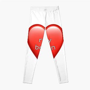 ricky bowen red heart emoji sticker joshua bassett Leggings