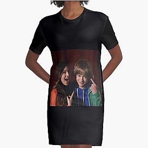 Joshua Bassett Sticker Graphic T-Shirt Dress