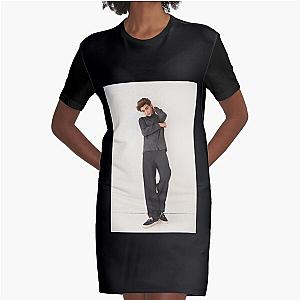 Joshua Bassett Pullover Hoodie Graphic T-Shirt Dress