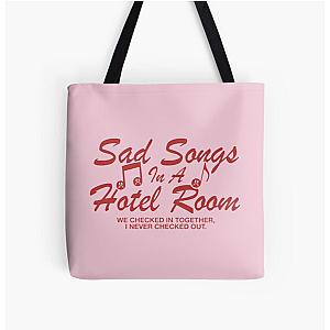 joshua bassett sad songs in a hotel room All Over Print Tote Bag