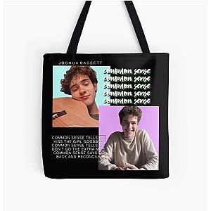 Joshua Bassett 'Common Sense' All Over Print Tote Bag