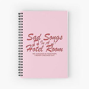 joshua bassett sad songs in a hotel room Spiral Notebook