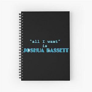 Joshua Bassett Sticker Spiral Notebook