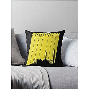 Yellow logo Joywave  Throw Pillow
