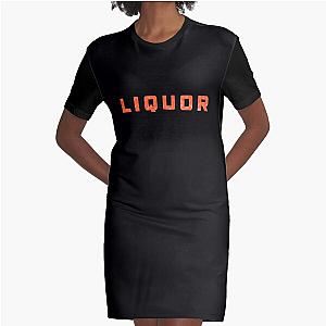Jpegmafia Offline Liquor Aesthetic Hip Hop Rap Black Graphic T-Shirt Dress