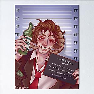 Jschlatt Mugshot  Poster