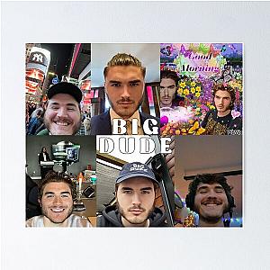 jschlatt Big dude montage  Poster