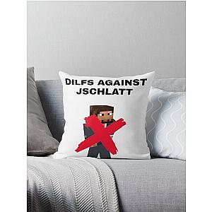 DILFs against Jschlatt Throw Pillow