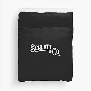 Vitntage Jschlatt Merch Jschlatt Schlatt amp amp Co Logo, Duvet Cover