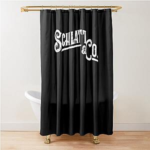 Jschlatt Merch Jschlatt Schlatt & Co Logo Shower Curtain