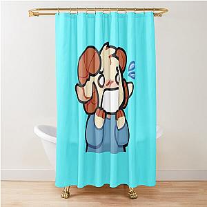 Jschlatt "schlattAAA" Twitch Emote Shower Curtain