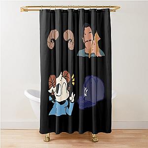 Jschlatt images Sticker Shower Curtain