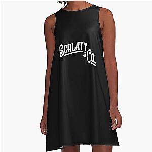 Jschlatt Merch Jschlatt Schlatt & Co Logo A-Line Dress