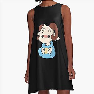 Jschlatt Merch Jschlatt Plushie Rainbow Flag A-Line Dress