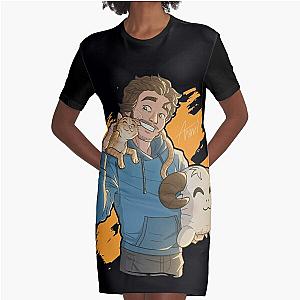 Jschlatt and Jambo Graphic T-Shirt Dress