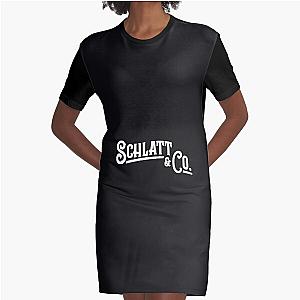 Vitntage Jschlatt Merch Jschlatt Schlatt amp amp Co Logo, Graphic T-Shirt Dress