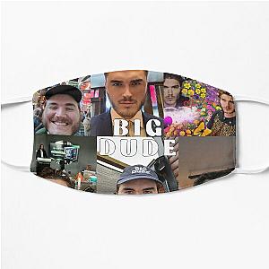 jschlatt Big dude montage  Flat Mask