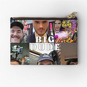 jschlatt Big dude montage  Zipper Pouch