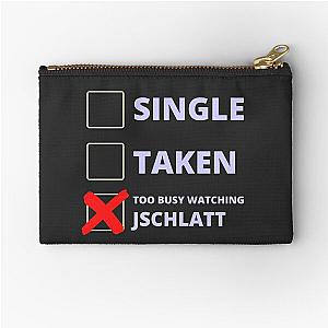 Jschlatt Funny Single Taken Zipper Pouch