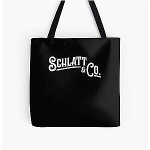 Jschlatt Merch Jschlatt Schlatt & Co Logo All Over Print Tote Bag