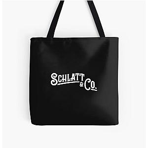 Vitntage Jschlatt Merch Jschlatt Schlatt amp amp Co Logo, All Over Print Tote Bag