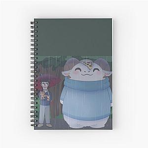 Jschlatt Bus Stop (Ghibli Inspired)  Spiral Notebook