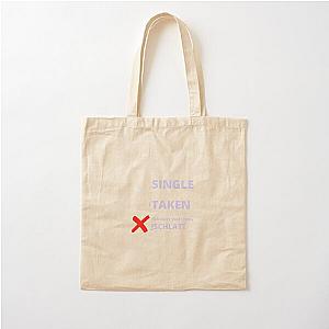 Jschlatt Funny Single Taken Cotton Tote Bag