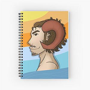 Jschlatt profile Spiral Notebook