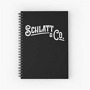 Jschlatt Merch Jschlatt Schlatt & Co Logo Spiral Notebook