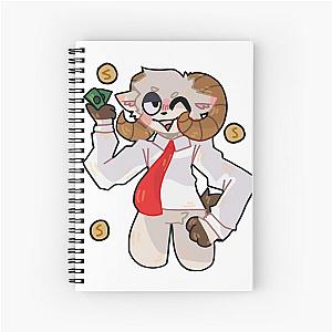 business ram jschlatt  Spiral Notebook