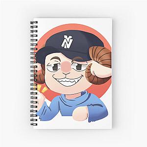 Jschlatt goatman  Spiral Notebook