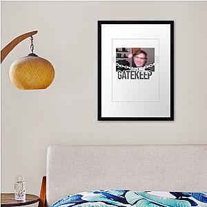 Charlie Slimecicle Gatekeep Framed print Premium Merch Store