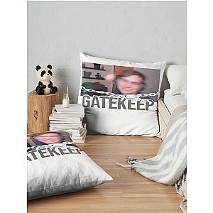 Charlie Slimecicle Gatekeep Throw Pillow Premium Merch Store