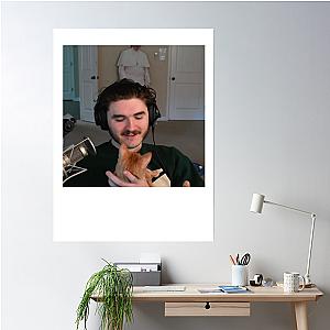 Schlatt With His Cat Poster Premium Merch Store