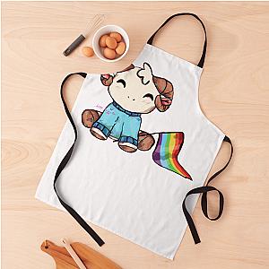 Jschlatt M Erch Jschlatt Plushie Rainbow Flag  Apron Premium Merch Store