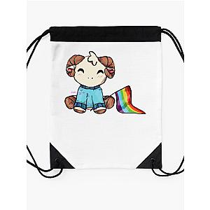 Jschlatt M Erch Jschlatt Plushie Rainbow Flag  Drawstring Bag Premium Merch Store