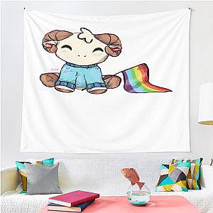 Jschlatt M Erch Jschlatt Plushie Rainbow Flag  Tapestry Premium Merch Store